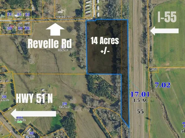 14 Acres Highway Geeslin Cor #51-3, Grenada, MS 38901