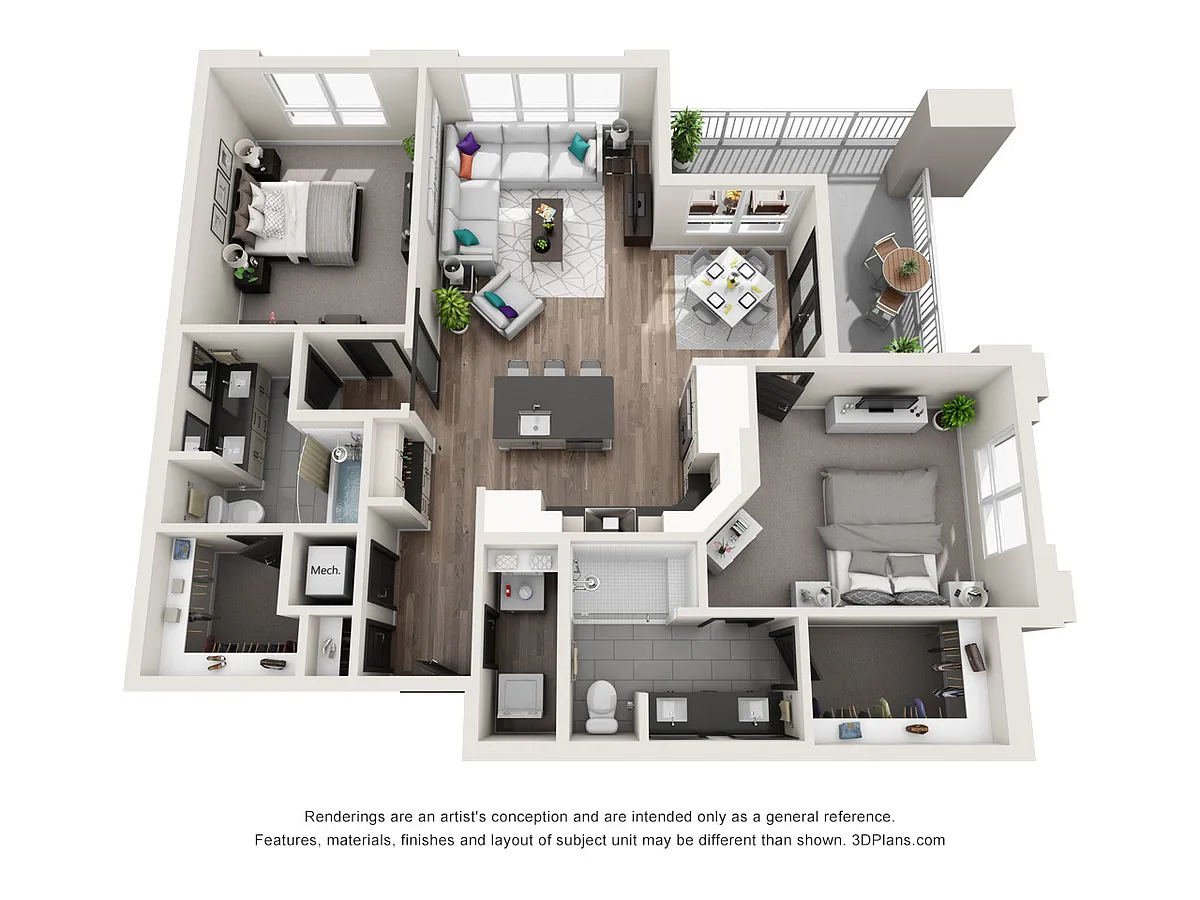 Floor plan B3