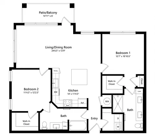 Floor plan LYDIA B2