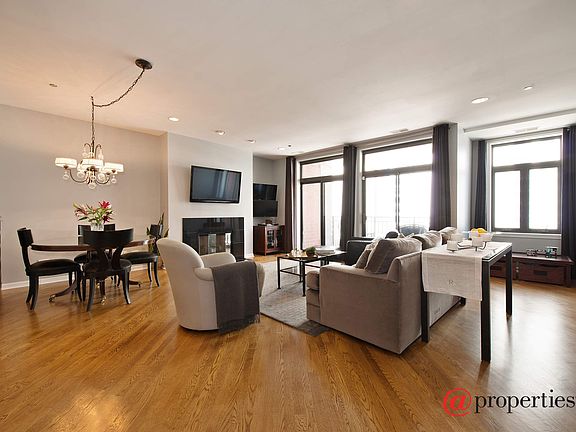 Living room Fireplace & Dining room
