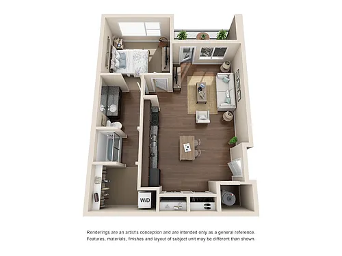 Floor plan A1E