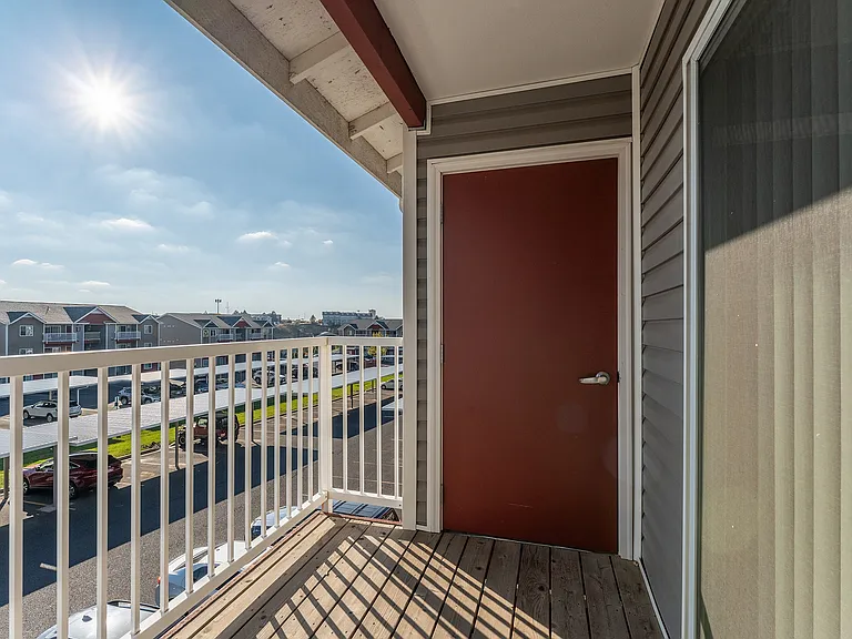 Private Balcony & Storage Area - Upper Building