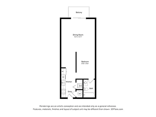 Floor plan STUDIO C