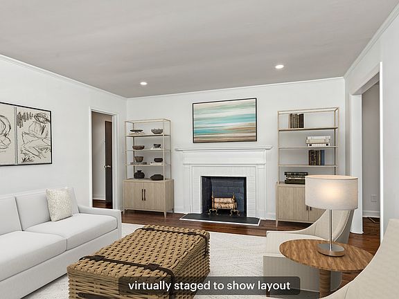 Living Room : virtually staged to show layout