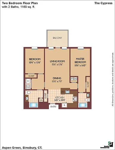 Floor plan $2.44/sq.ft. - The Cypress