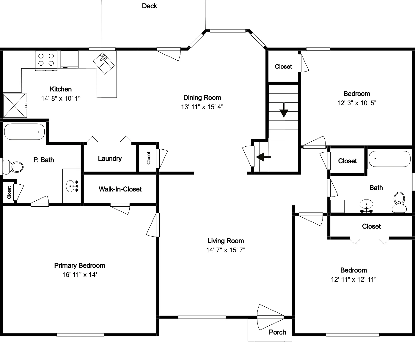 3 bed, 2.0 bath, 1282 sqft, $1,845 — Photo 2