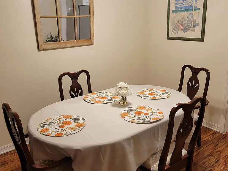 Formal dining room adjacent to the formal living room.