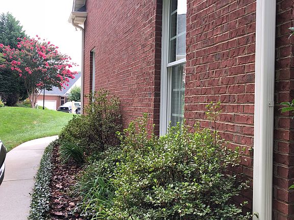 Sidewalk to back patio.