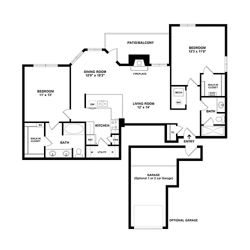 Floor plan Bradley