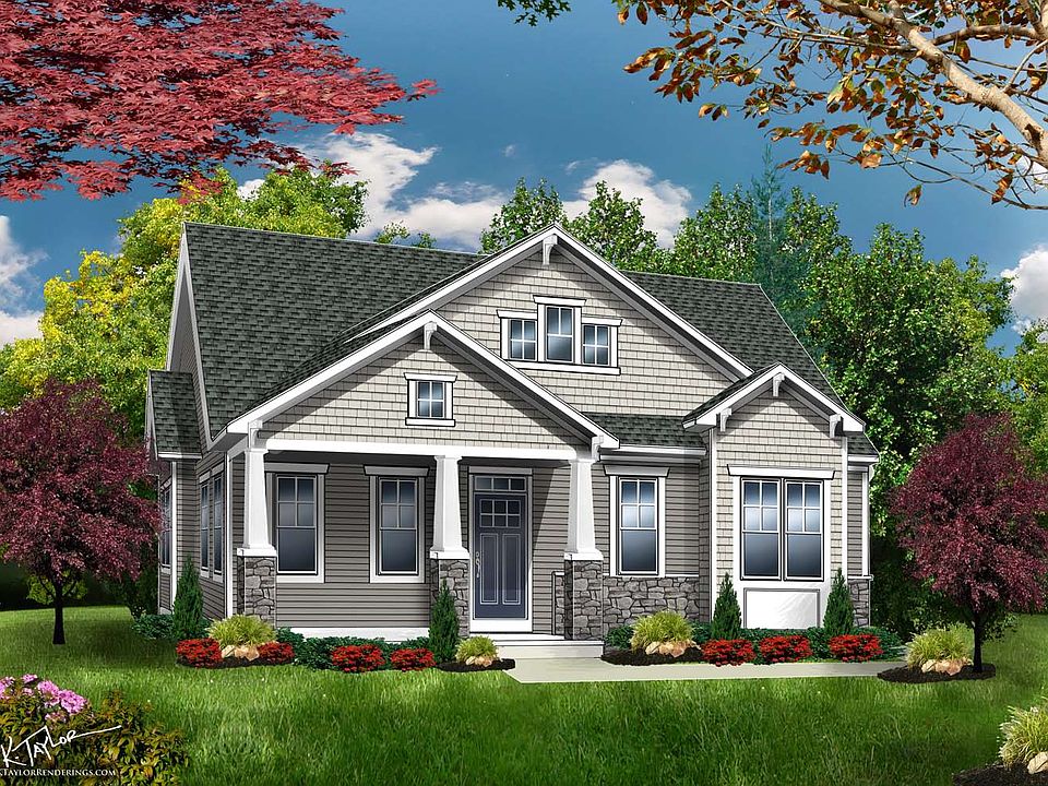 The Hampton Craftsman Elevation