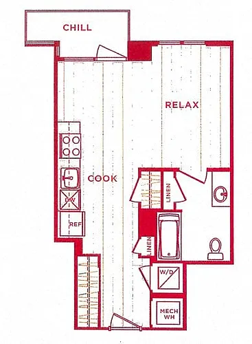 Floor plan Studio s-s02