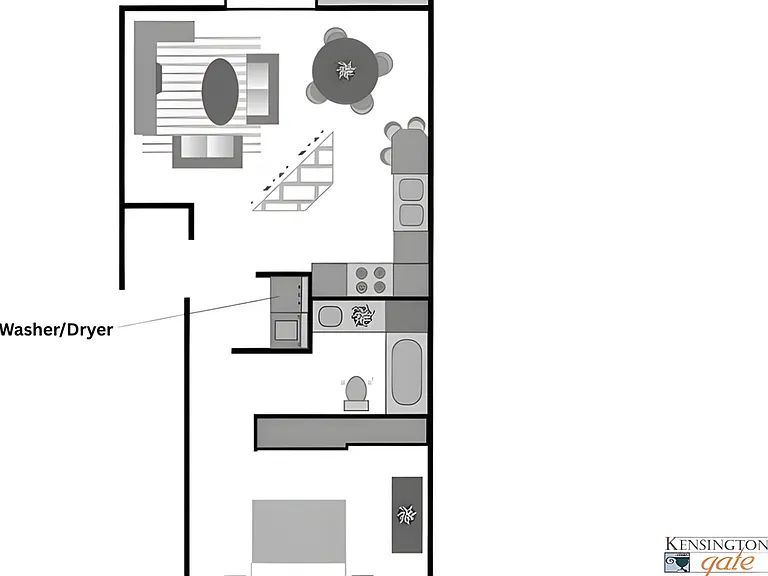 1x1 Standard l 707 sq ft l Kensington Gate 1x1 Standard l 707 sq ft l Kensington Gate
