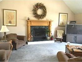 LARGE FAMILY ROOM WITH GAS FIREPLACE