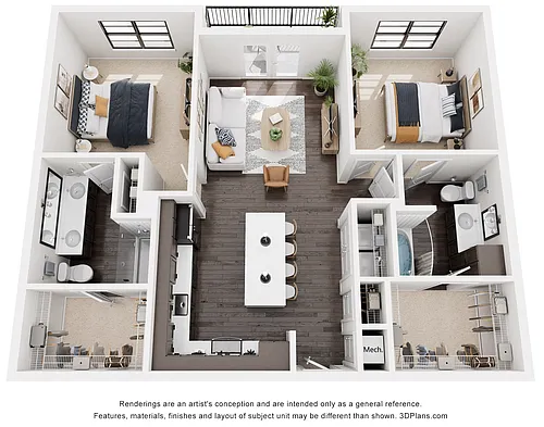 Floor plan Clairmont