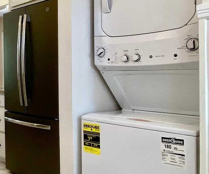 In unit washer dryer