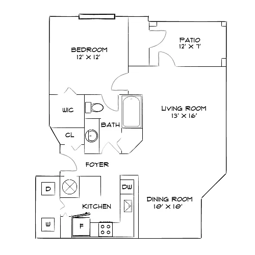 Floor plan Design 1A