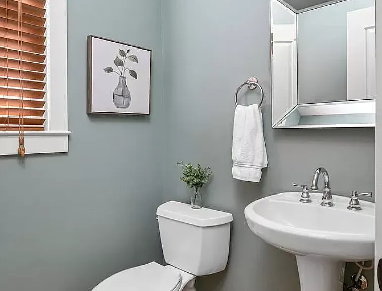 powder room downstairs. there is also a large pantry
