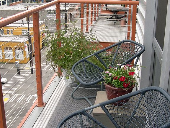 City views from deck