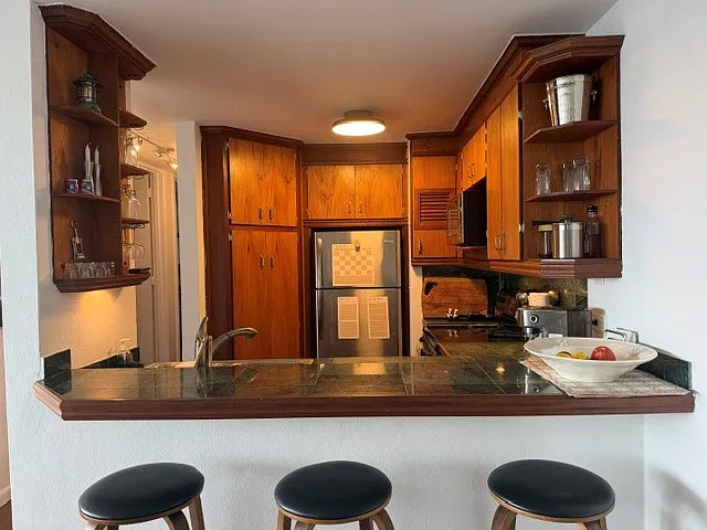 Kitchen from the bar