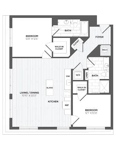 Floor plan B20M
