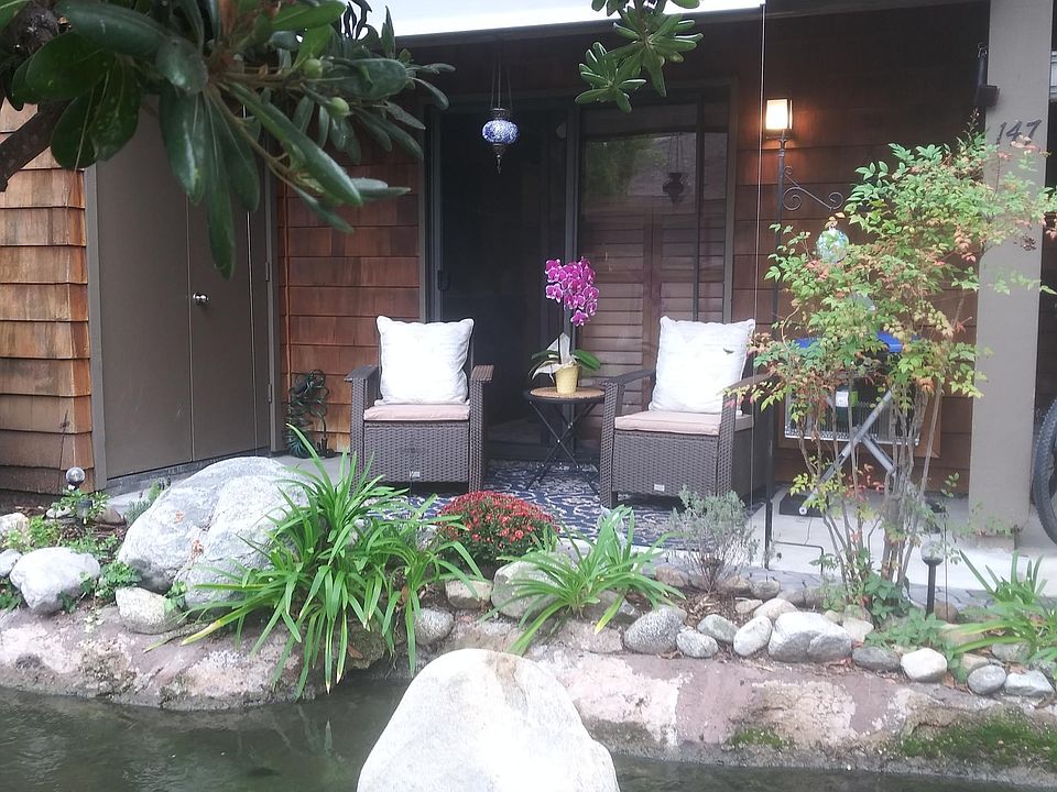 Babbling creek to enjoy your morning coffee or evening vino.