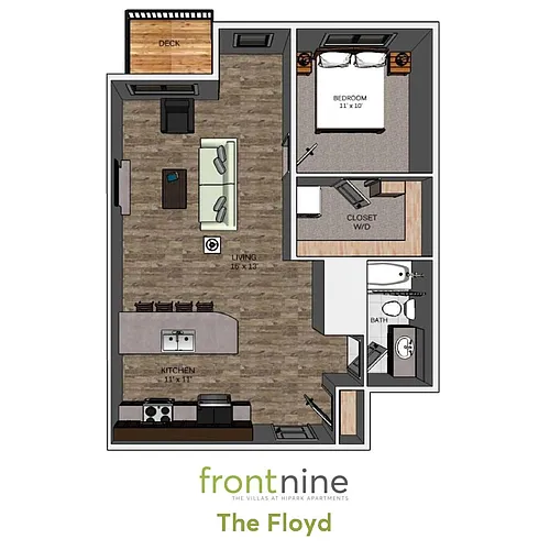 Floor plan FrontNine Villas - The Floyd
