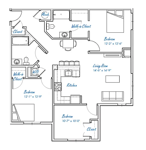 Floor plan C2E