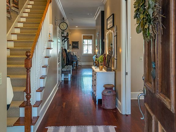 Hallway walking in front