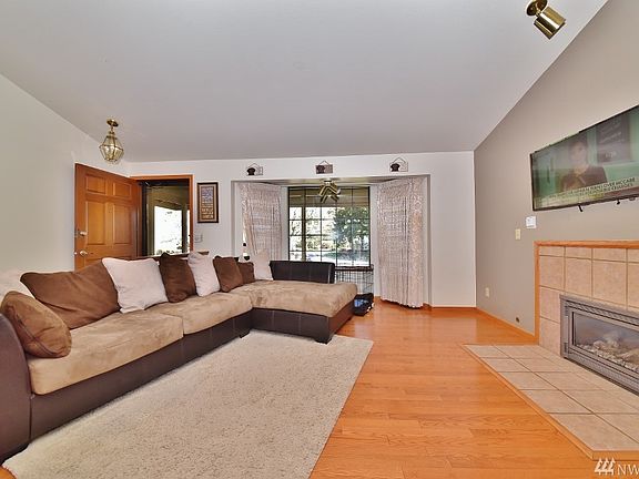 Side view of living area