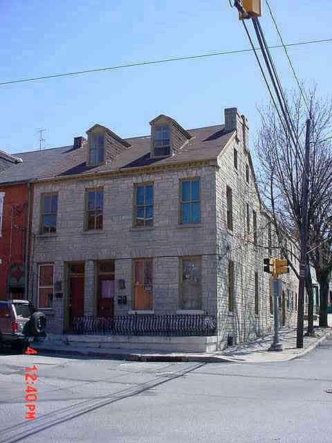 Corner building near Old Town Lancaster
