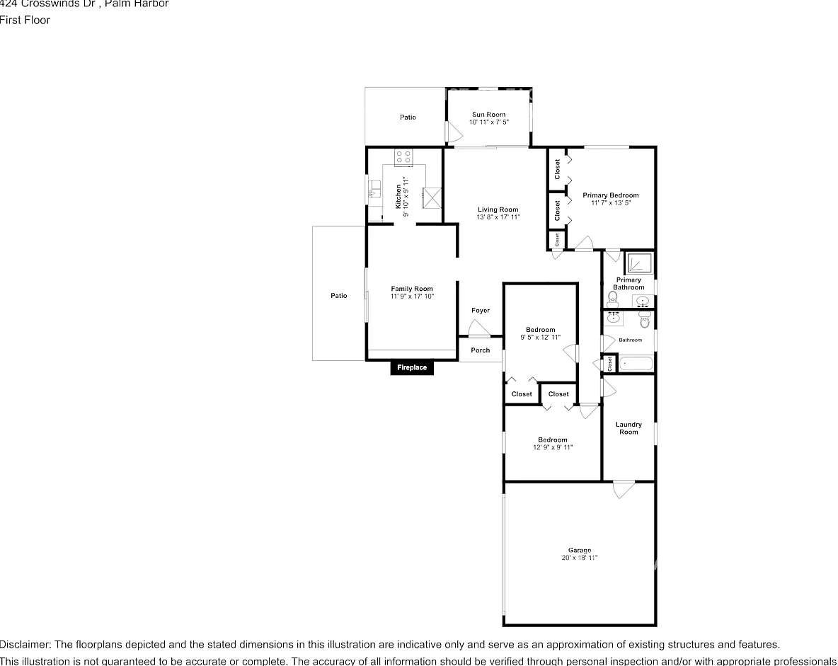 424 Crosswinds Dr Palm Harbor, FL 34683 — Photo 2