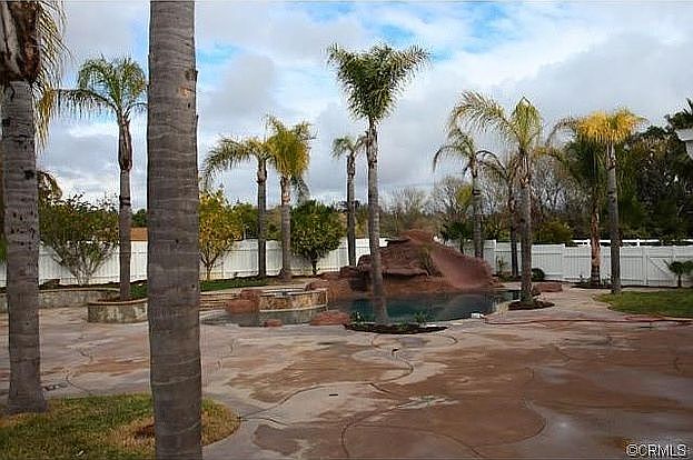 Resort Style Pool Slide Spa