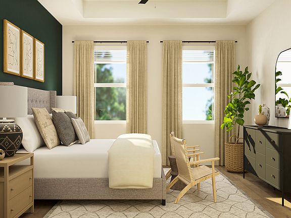 The master suite is your own private retreat!