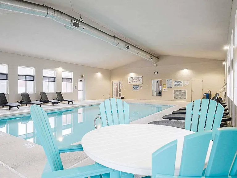Unwind 365 days a year in our sparkling poola perfect place to relax and recharge.