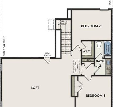 The Ashport Second Floor Plan