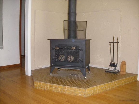 Buck Stove in Living Room