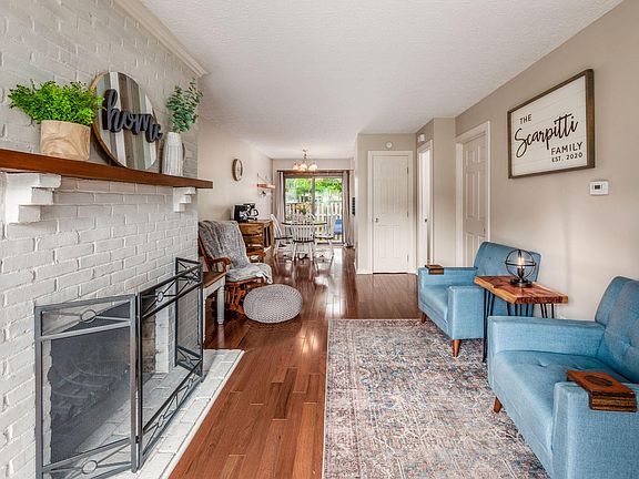 View toward kitchen and dining area