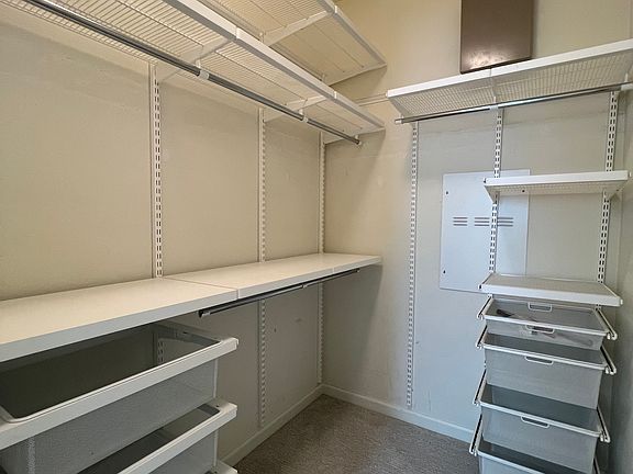 Master bedroom walk-in closet