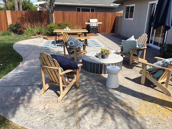 Back Patio and Fire Pit