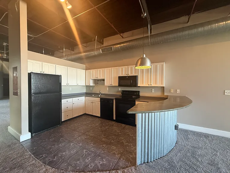 Kitchen and bar