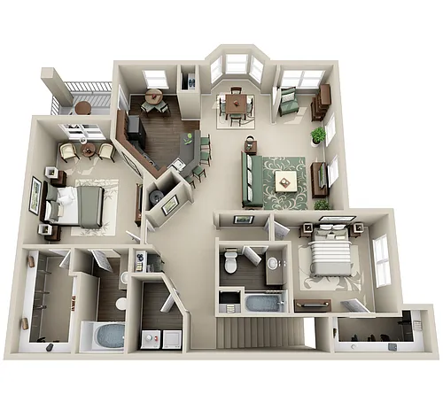 Floor plan B3U