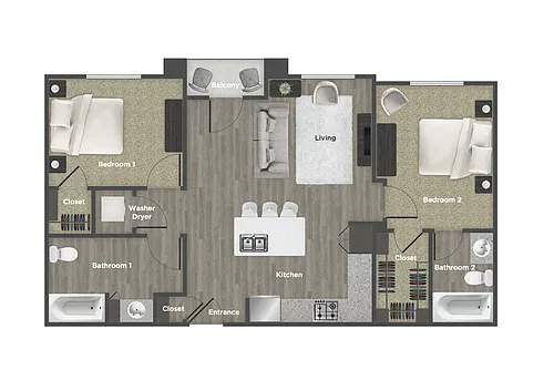 Floor plan Caramel