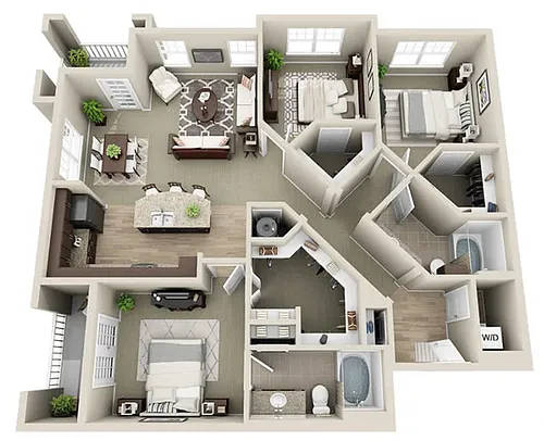 Floor plan C1 - Flock
