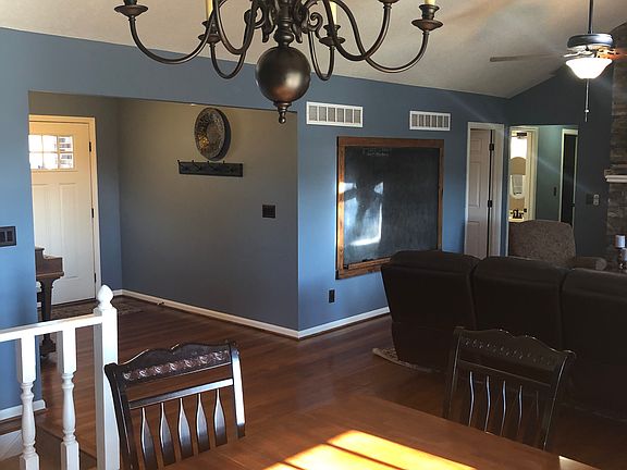 Slate chalkboard stays!