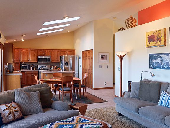 Living area and Kitchen