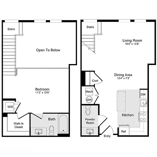 Floor plan A-13 Loft