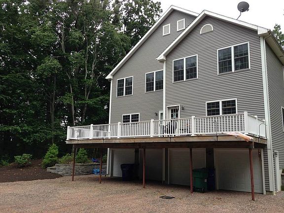 Rear deck & garages