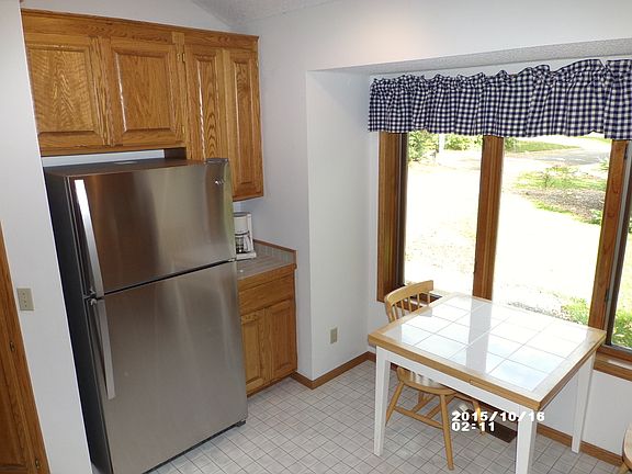 Bright kitchen, new 'fridge