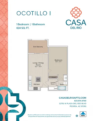 Floor plan Ocotillo