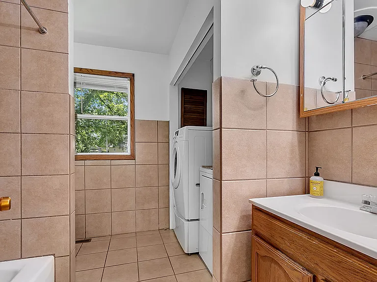 Full Bath and Laundry